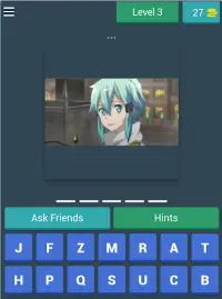 Asuna kirito sao sword art online - quiz game 2021 Screen Shot 10