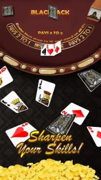 Magic Blackjack Casino - Free Vegas Blackjack Screen Shot 2