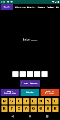 Gaming Quiz Screen Shot 4