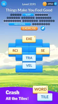 Word Tile Puzzle: Brain Training & Free Word Games Screen Shot 1