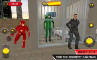 Incrível super velocidade heróis prisão escapar Screen Shot 9