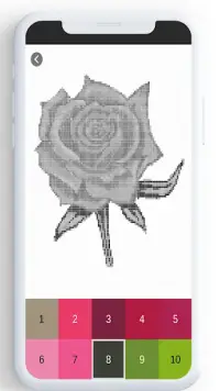 Couleur la fleur par numero, c Screen Shot 5