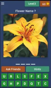 Guess Flowers Trivia Screen Shot 3