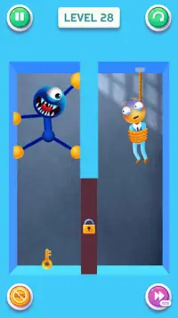 Blue Monster: Stretch Game Screen Shot 2