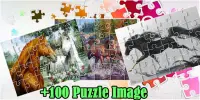Jigsaw Puzzle Stable Horse Game Screen Shot 1