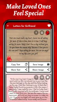 Love Letters & Love Messages Screen Shot 5