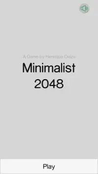 2048 Minimalist Screen Shot 1