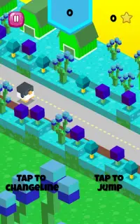 Cute bird boxy run game - Box Runnner game Screen Shot 6