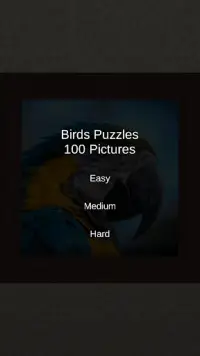 Birds Puzzles - 100 Pictures Screen Shot 0