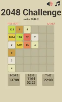 2048 Challenge Screen Shot 1