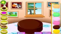 Spiele, die Kuchen für Mädchen verzieren Screen Shot 0