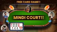 Mindi Multiplayer Offline Card Game - Desi Game Screen Shot 1