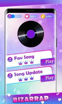 Bizarrap Piano Tiles Game Screen Shot 0