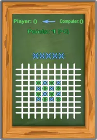 Tic Tac Toe Chalkboard Screen Shot 2