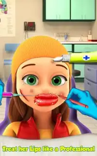 Bibir ahli bedah plastik permainan operasi Screen Shot 7