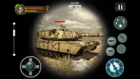 Wojskowa gra wojenna czołgów Screen Shot 1