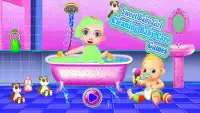 Sweet Baby Girl Cleaning Baby Care Game Screen Shot 0