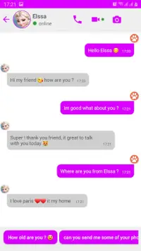 Fake chat with ElSsa : prank Screen Shot 2