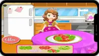 sofia hamburger cooking game Screen Shot 1