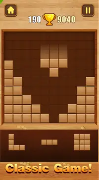 Holzblock-Puzzle Screen Shot 1