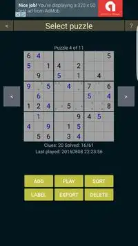 Sudoku Challenge Screen Shot 1