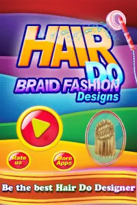 Hair Do Braid Diseños de Moda - Salón de peluquerí Screen Shot 0