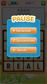 Wortsuche Spiel auf Deutsch: Kreuzworträtsel-Suche Screen Shot 2