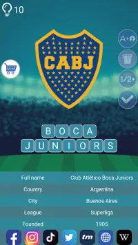 Soccer Clubs Logo Quiz Game Screen Shot 1