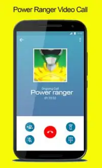 Video Call Power-Ranger Simulator Screen Shot 0