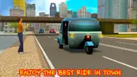 City Rickshaw Driving Sim Screen Shot 4