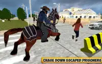 City Horse Police Simulation Crime Chase game free Screen Shot 0