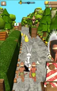 subway free bunny banana jungle run adventure Screen Shot 4