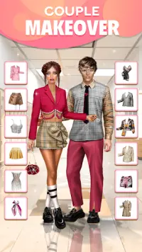 Moda Juegos de Vestir Parejas Screen Shot 1