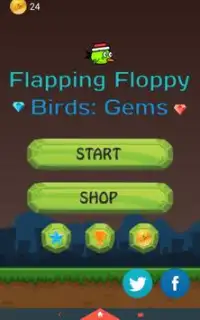 Flapping Floppy Birds: Gems Screen Shot 6