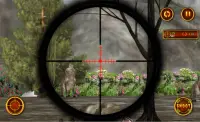 Sniper salvaje lobo cazador Screen Shot 0