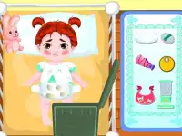 Qute Baby Care game Screen Shot 1
