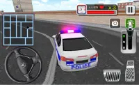 سائق مجنون سيارة شرطة 3D Screen Shot 3