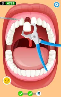 Lekarz dentysta dla dzieci Gry: Zęby Gry dla dziec Screen Shot 4