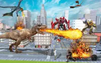 Super Dino Robot 2020 -simulador de dinosaurios Screen Shot 0