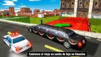 Big city limousine car simulator Screen Shot 1