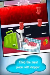 Burger Чайник Шеф-повар игры Screen Shot 4