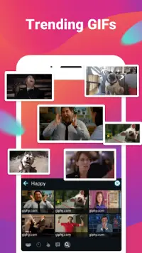 iMore চতুর Emojis কীবোর্ড - শীতল ফন্ট GIFs কীবোর্ড Screen Shot 4