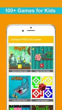 Kids Fun Video Games - FREE & Unlimited Screen Shot 1