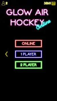 Glow Air Hockey Online Screen Shot 2
