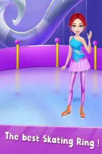 Ballerina nel ghiaccio - Bella regina del skating Screen Shot 0
