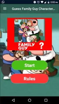 Guess Family Guy Trivia Quiz Screen Shot 0