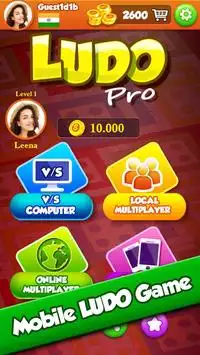 Ludo Game Online - A Star Dice Game Ludo Play 2018 Screen Shot 2
