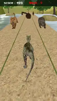 Jungle Raptor Run 3D Screen Shot 6