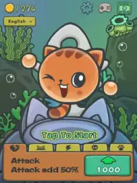 Cat Fishing Games-Fish Hunter Screen Shot 9