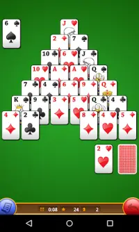 Classic Pyramid Solitaire Free Screen Shot 0